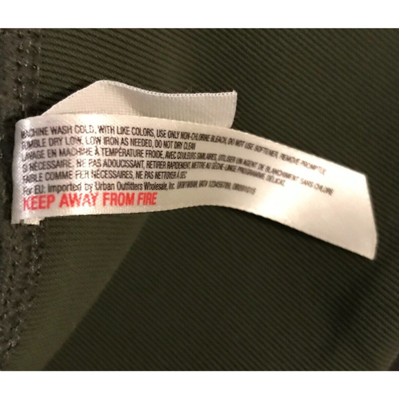 FP Movement High-Rise Lyla Flare Army Green Ribbed Yoga Pants - SMALL - Picture 10 of 10